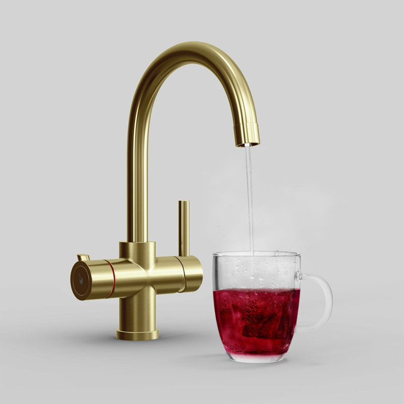 Fohen Touch Kitchen Faucet, Brass