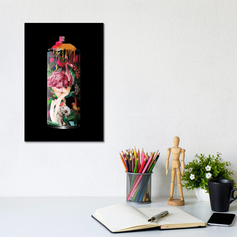 Memento Mori Spray by Danilo De Alexandria - Wrapped Canvas Print, 20.32 cm H x 30.48 cm W