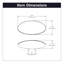 Bijou Grata Collection Pull 3-3/4 Inch x 1-78 Inch Oval-1699607549