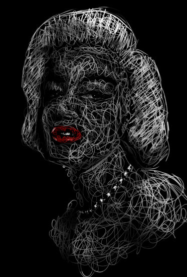 Marilyn Monroe - No Frame Print, Wood, 39.5cm H x 29.5cm W