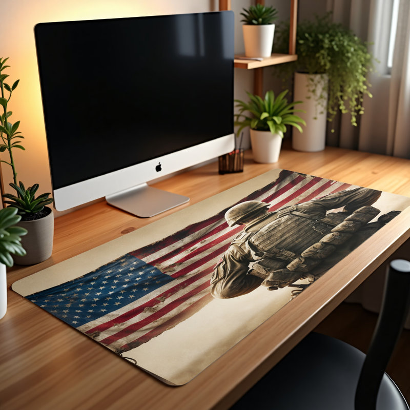 Polyester Desk Pad, 31.5x15.5
