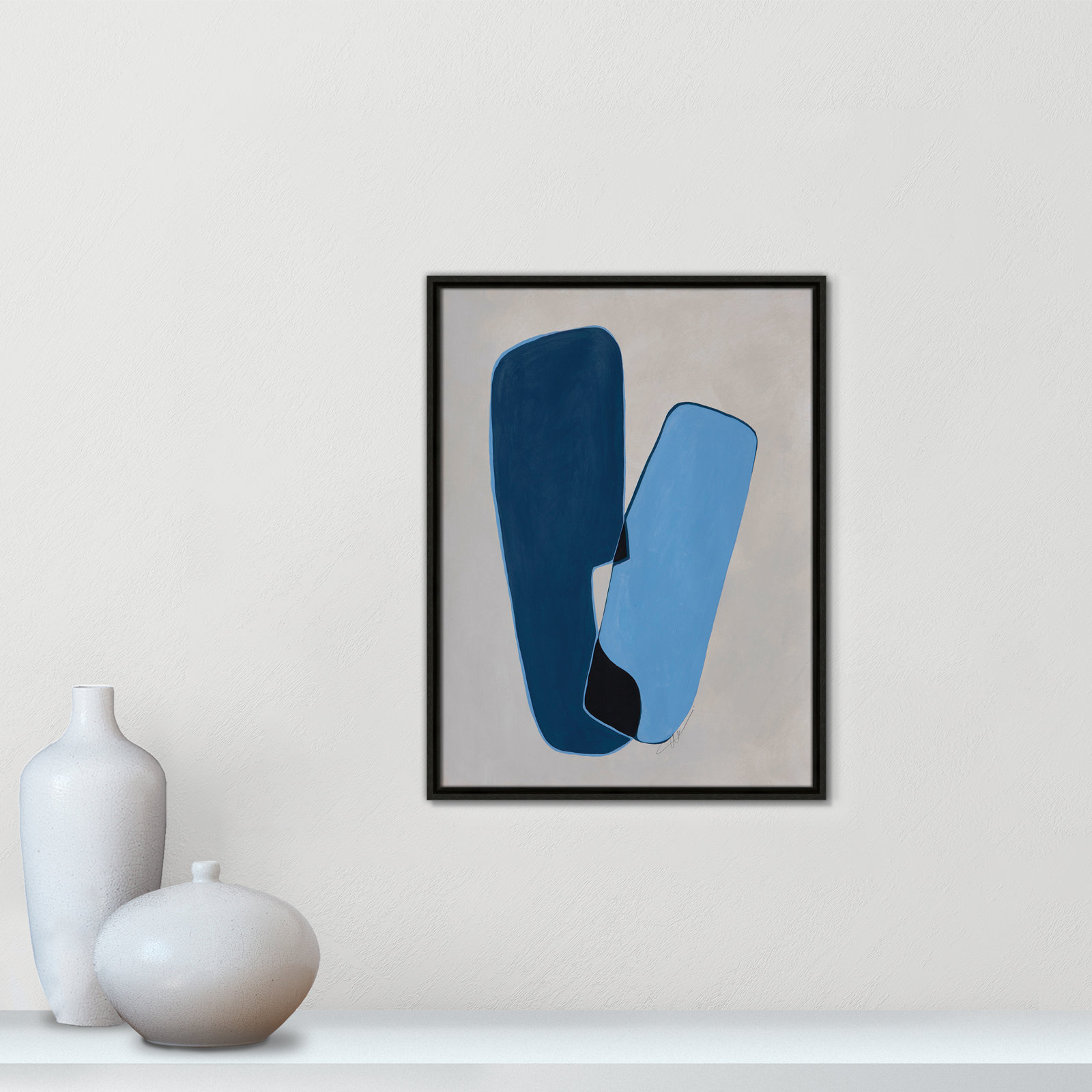 In Unity Collection "In Unity II" Print, Espresso Framed, 25.5" H x 19.5" W x 2" D