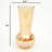 Glass Vase | Whimsy Whirlpool Small Decorative Vase | Elegant Artistic Home Accent | 6.3x9.3"-1836217529