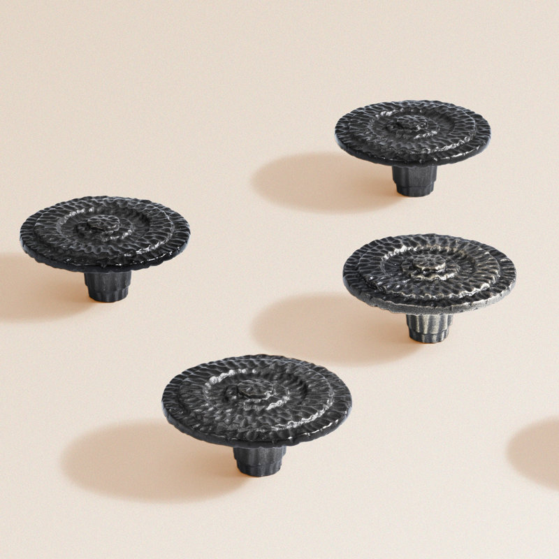 Gotham Hardware Knob, Oxidized, 1.5"