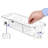 Small Fridge Organizer on Wheels 2 Pack
