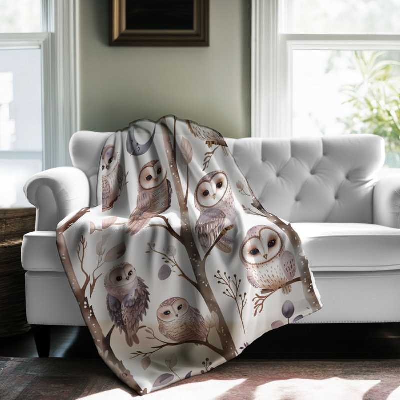 Throw Blanket, 80" L x 60" W