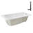 60'' x 32'' Acrylic Soaking Drop-In Bathtub, Drain Included-97544480