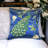 Embroidered Satin Reversible Pillow Cover