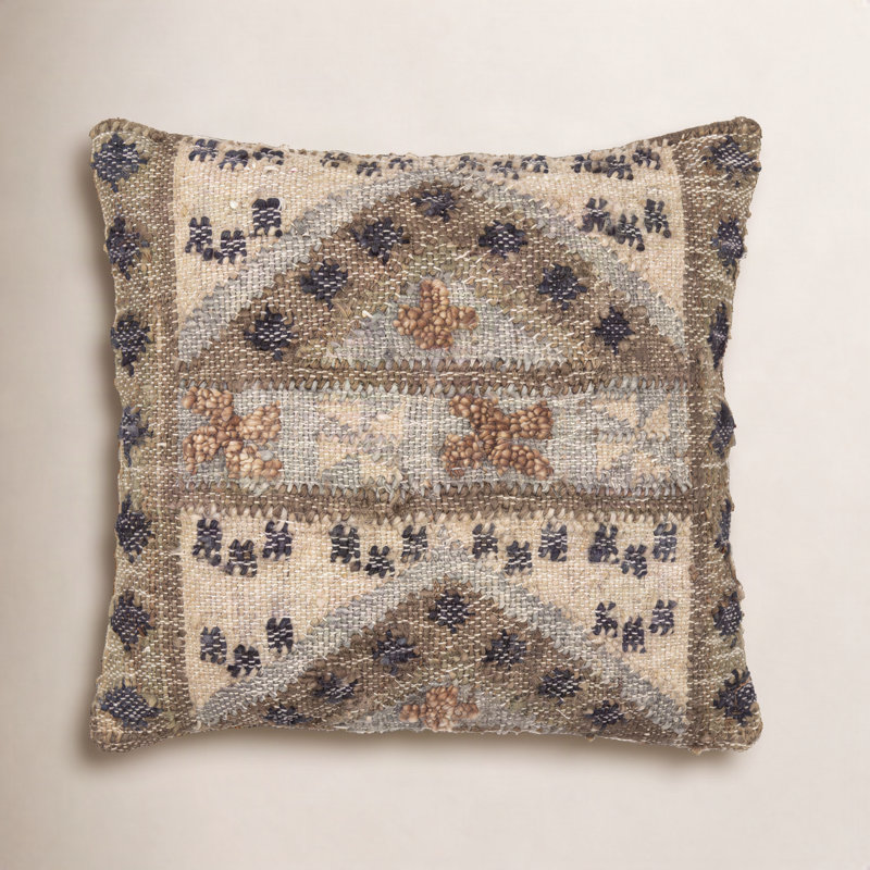 Cornell Geometric Down Throw Pillow, 20" x 20"