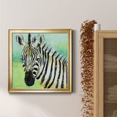 " Painterly Zebra " Painting Print