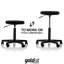 Chaise de travail en polyester Melvon