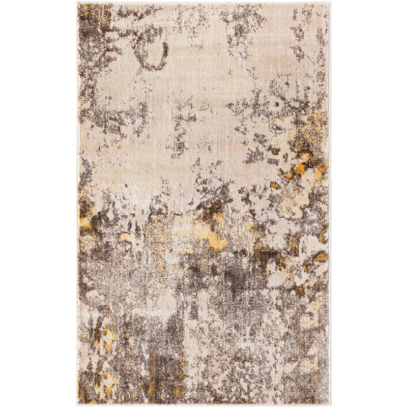 Fuse Abstract Indoor Rug, Rectangle 3'3" x 5'3"