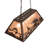Paislee 6 - Light Mahogany Bronze Pool Table Lights Pendant