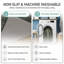 Tapis vert antidérapant et lavable à la machine Vignette Ombre-991401915