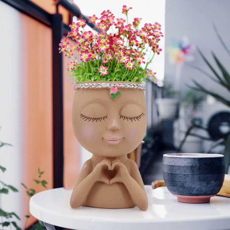 Pot à fleurs Meltset Face Pots Head