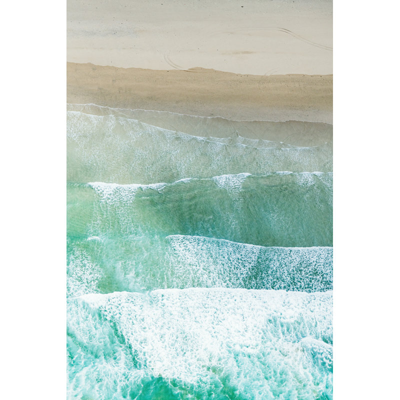 Perranporth Beach 1 Piece Wrapped Canvas Wall Art, 46cm H x 30cm W x 3.8cm D