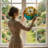 7.8"H Lily Waves Stained Glass Window Panel-738282463