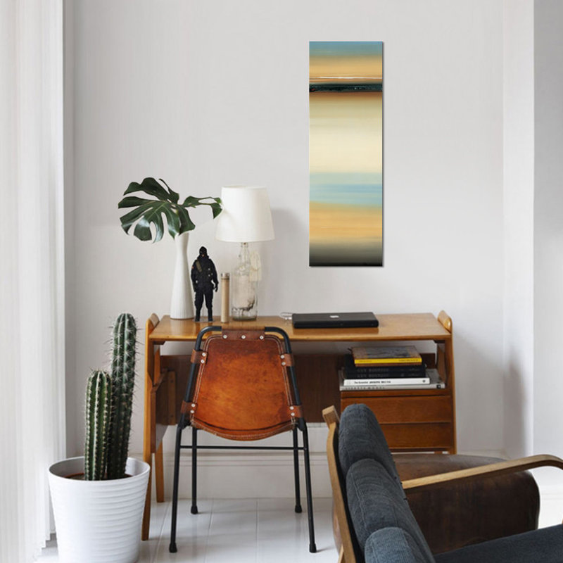 « calme pensées surround i », impression sur toile, H 36 po x l 12 po x P 1,5 po, Toile tendue