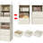 6-Shelf Hanging Closet Organizer, 2 Separable 3-Shelf Hanging Shelves With 3 Drawers For Wardrobe, Nursery, Baby Clothes Organization And Storage-1628679784-1628679783
