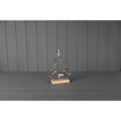 Wood Tabletop Tealight Holder