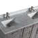Monadnock 60" Double Bathroom Vanity Set with Mirror