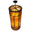 Luminaire suspendu cylindrique unique à 1 lumière