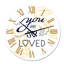 Horloge murale You Are so Love-73147065