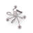 Sea And Shore 7'' H Pewter Tabletop Candelabra