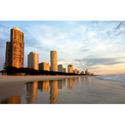 Beach Apartments by CreativaImages - Wrapped Canvas Print
