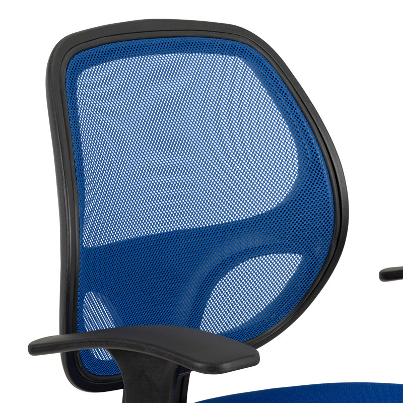Chaise de travail en filet Abdul'Malik, Bleu éclatant