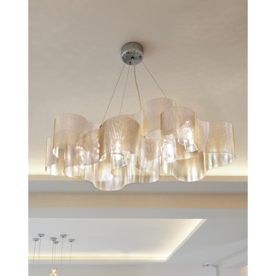 Shellenbarger Shaded LED Chandelier