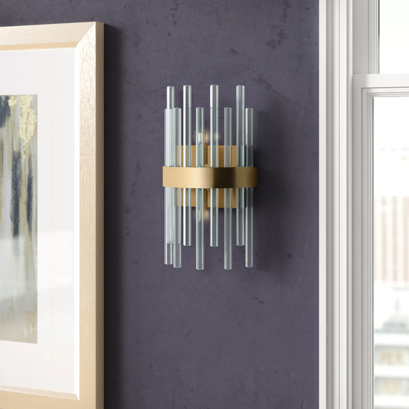Dalton Flush Mounted Sconce, Gold