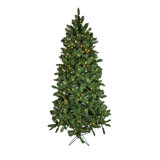 90' H Lighted Artificial Fir Christmas Tree