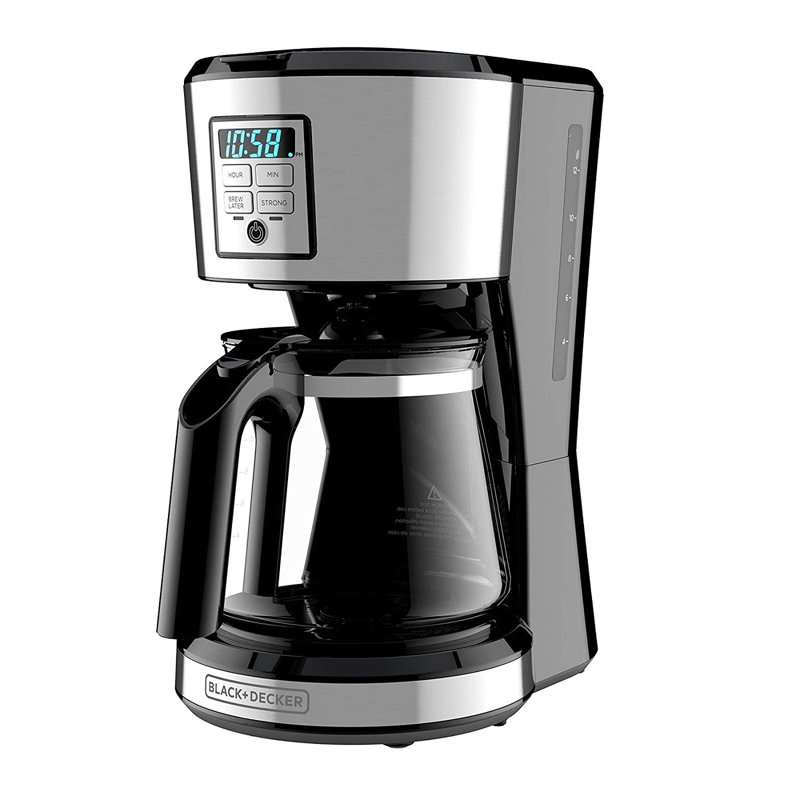 Cafetière 12 tasses noir & decker