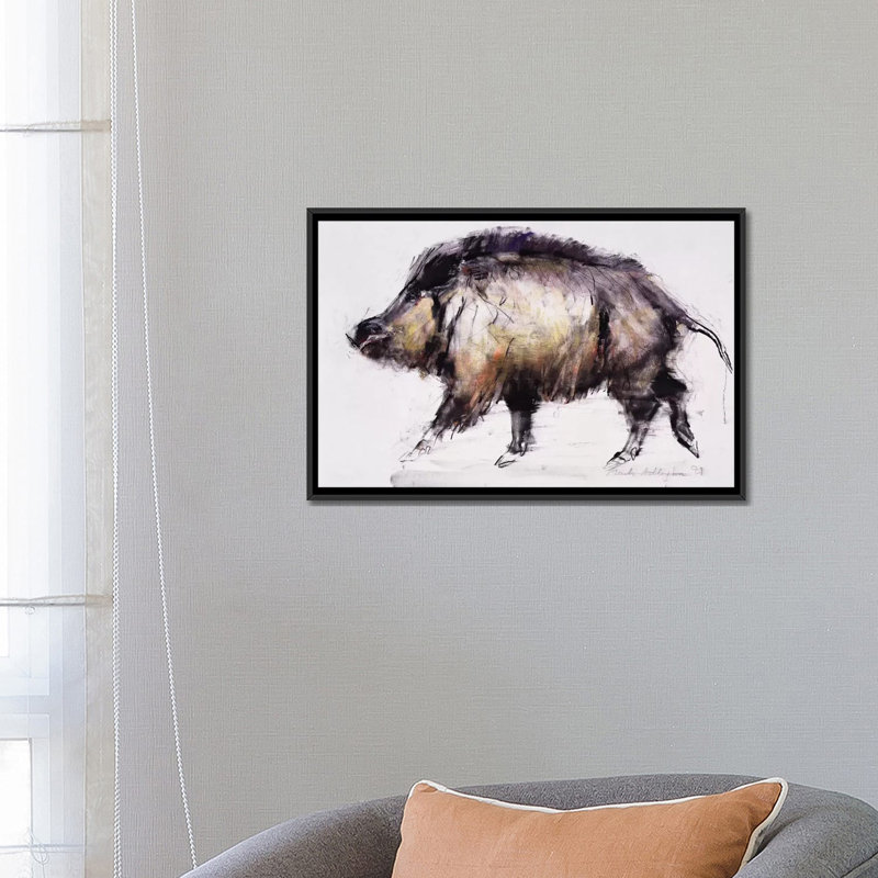 « wild verra » par mark adlington, reproduction d’impression sur toile tendue, H 18 po x l 26 po x P 1,5 po, Pas de tapis