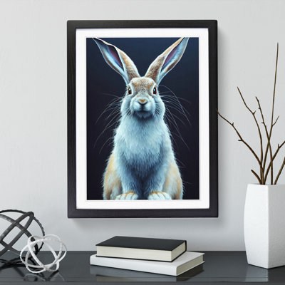 Resting Hare - Framed Print