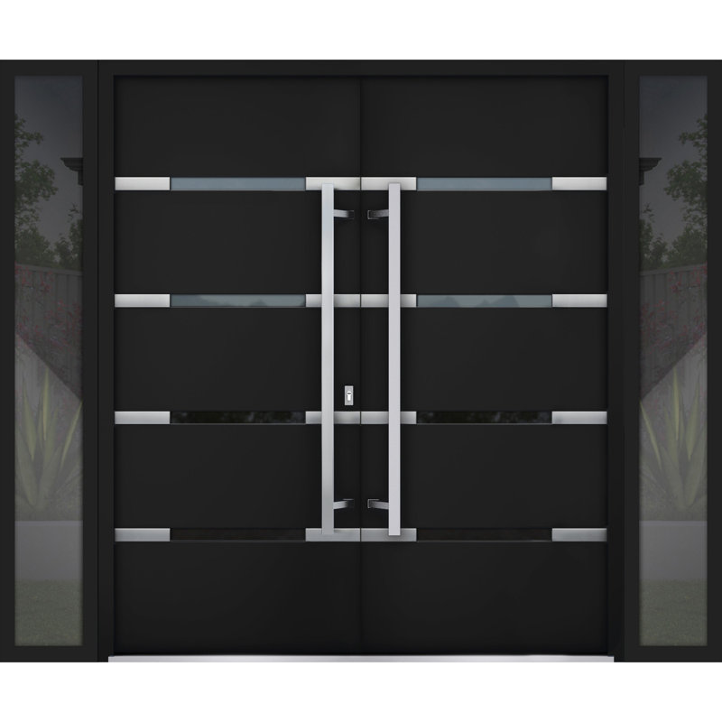 80'' Front Entry Doors, Left Hand/Inswing, 80" H x 96" W