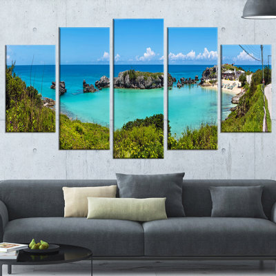 « tabac bay panorama », ensemble de 5 reproductions d’art sur toiles tendues