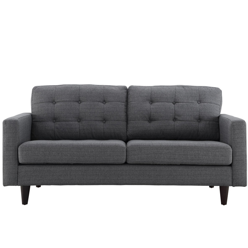 Causeuse rembourrée Empress de Modway, Gris
