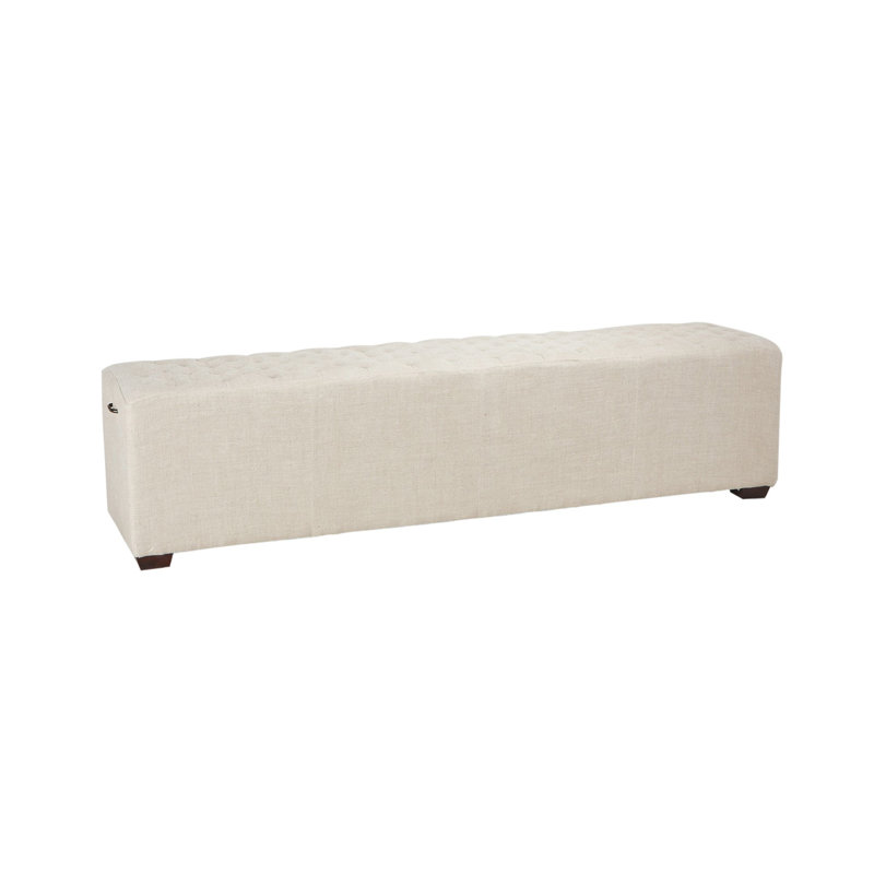 Arabella Upholstered Bench, 17" H x 79" W x 18" D