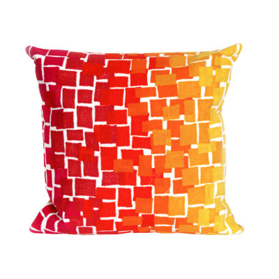 Ombre Tile Throw Pillow