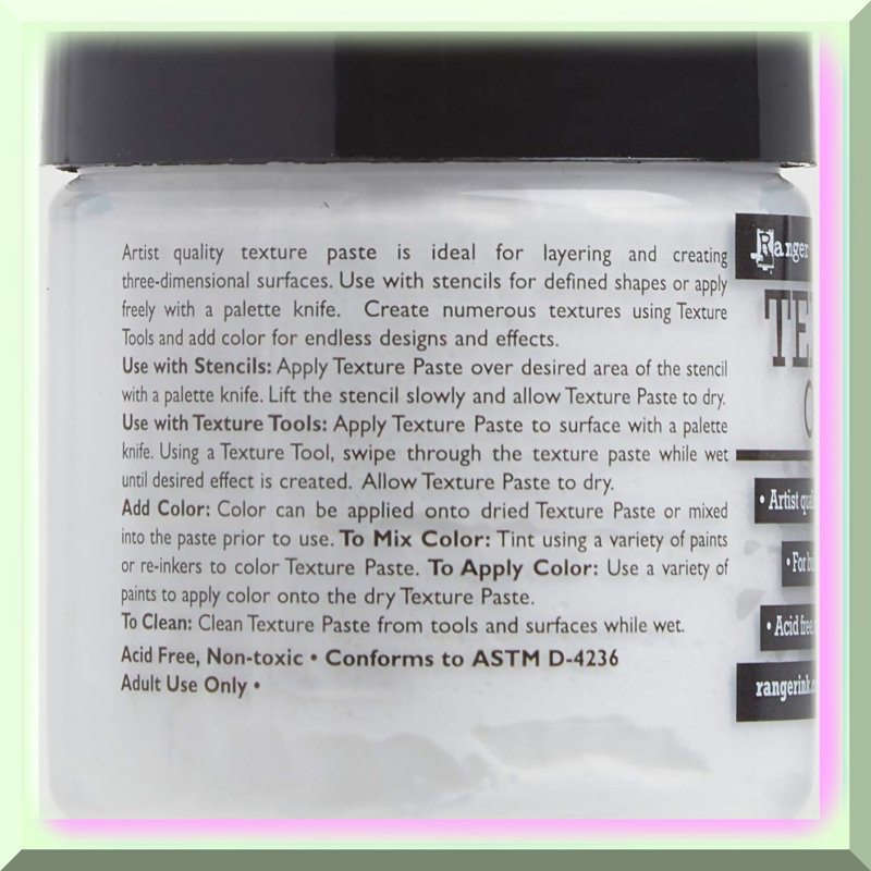 Texture Paste 3.9 fl oz for Art and Craft