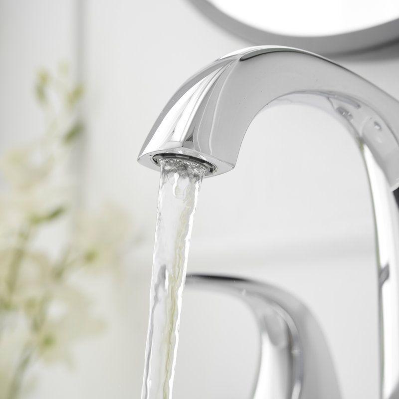 Widespread 2-handle Bathroom Faucet with Drain Assembly, Polished Chrome