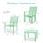 Winston Porter 3-Piece Stackable Patio Bistro Set, Outdoor Chat Furniture W/ 2 Chairs, Table-1325492853