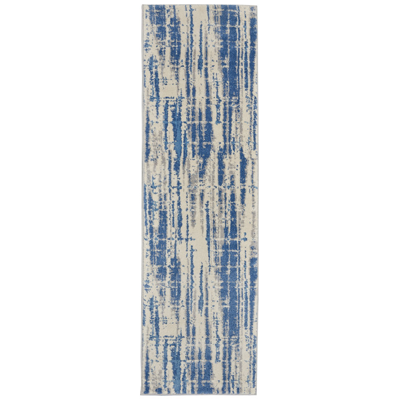 Torrent Abstract Indoor Rug, Runner 2'2" x 7'3"