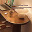 Bureau double en L en bois massif-130156928