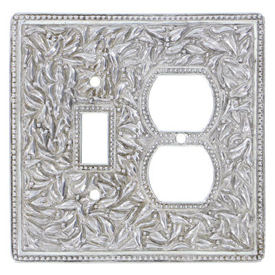 San Michele Patterned 2 - Gang Combination Plate Combination Wall Plate
