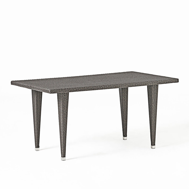 Table de salle à manger d'extérieur, Gris