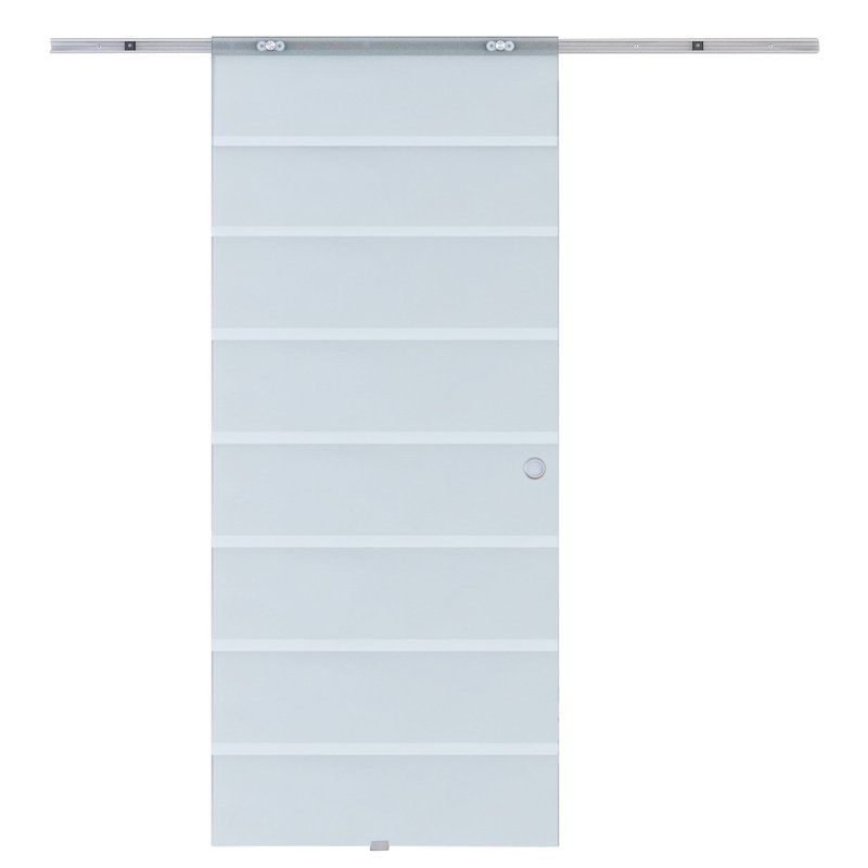 Cousins Glass Sliding Door, 205cm H x 90cm W x 0.8cm D