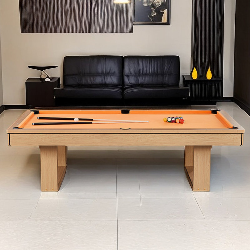 IQOWEL Multi Game Pool Table, 9 ft, Yellow